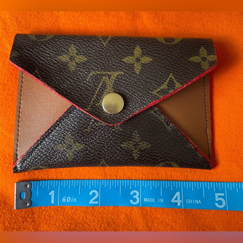 Up Cycle Hand Crafted LV Mono Envelope Wallet